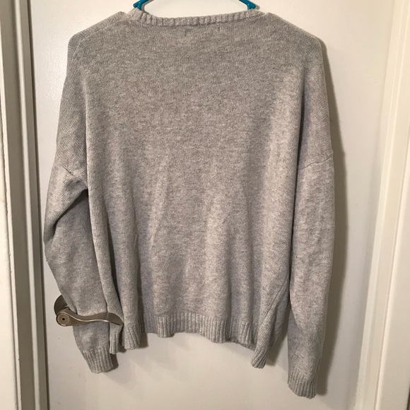 Brandy Melville gray knit sweater - Picture 3 of 3